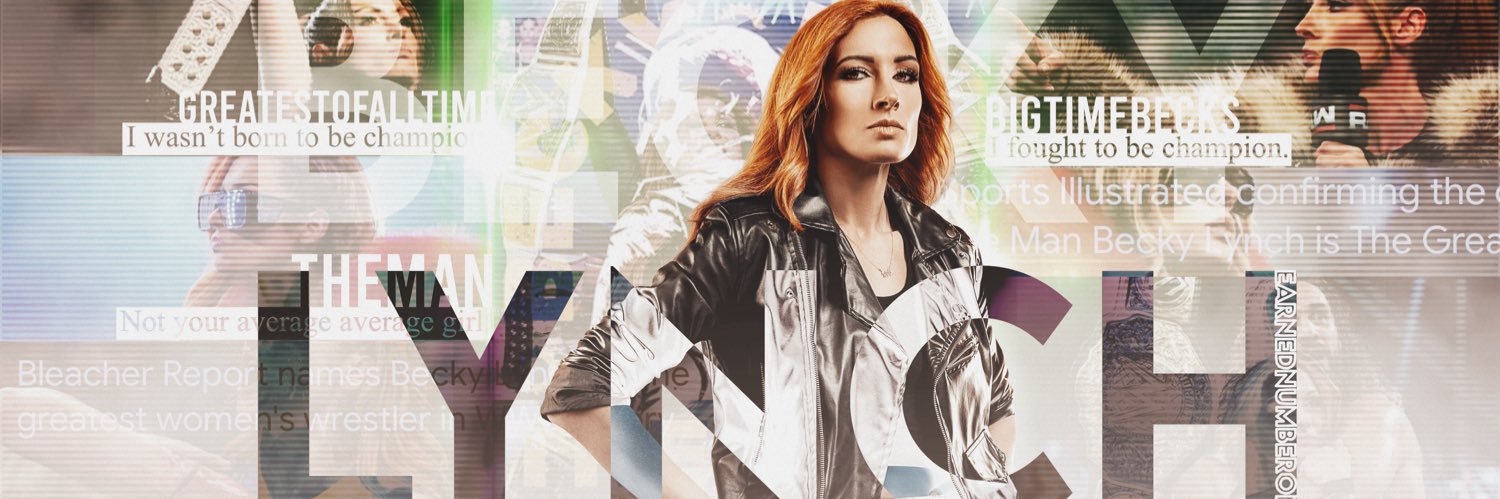 Greatest of all time. ⊛ NOT @BeckyLynchWWE. banner
