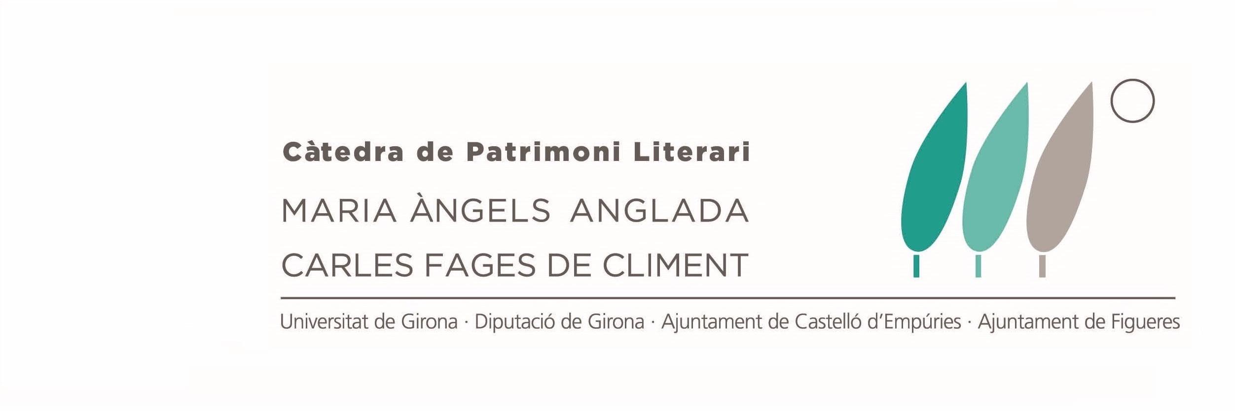 Càtedra de Patrimoni Literari Anglada - Fages banner