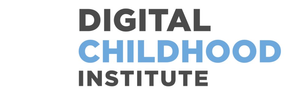 Digital Childhood Institute banner