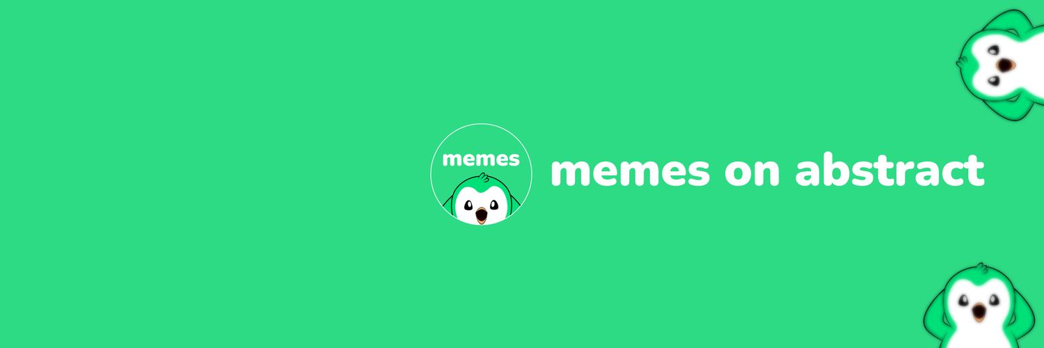 Memes on Abstract banner