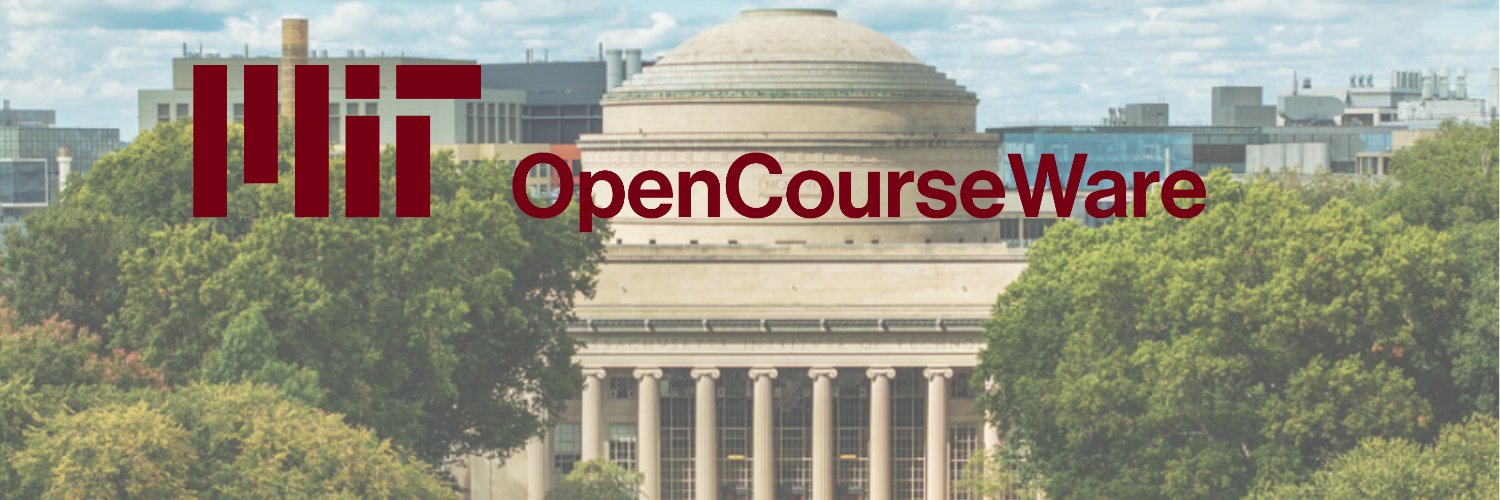 MIT OpenCourseWare's banner
