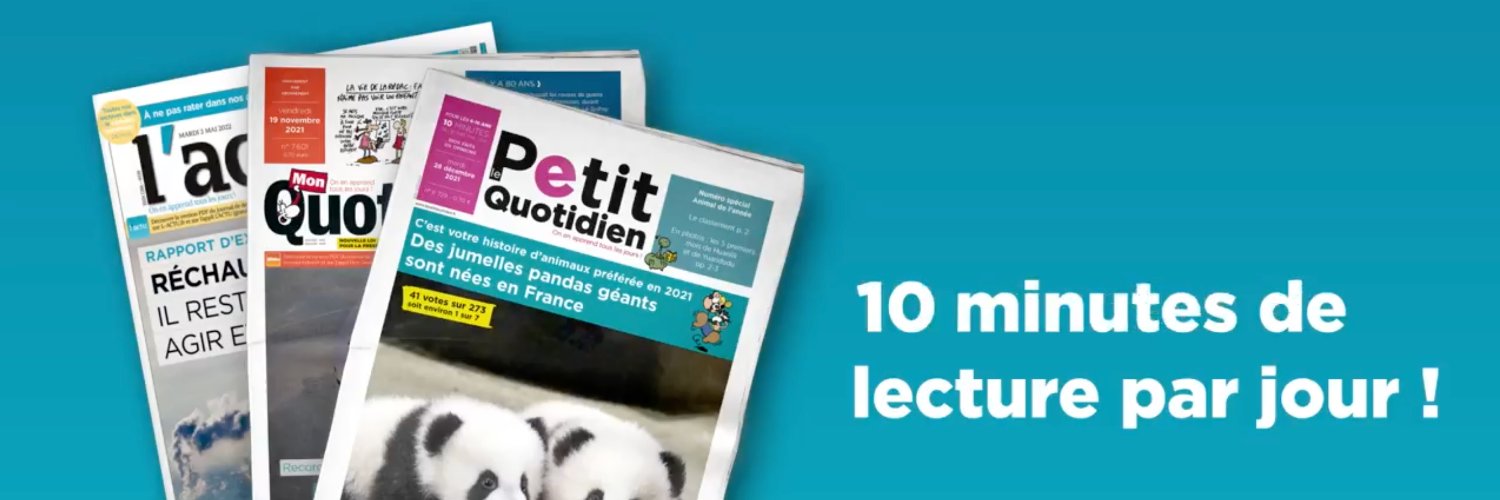 Le Petit Quotidien, Mon Quotidien, L'ACTU banner