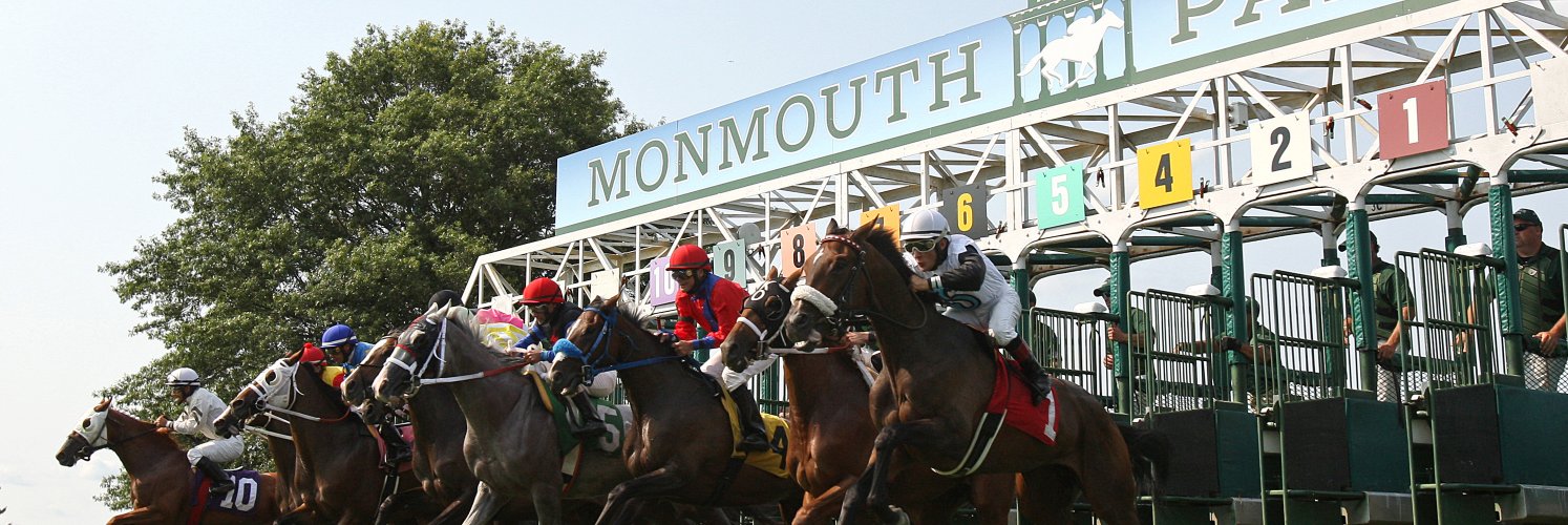 Monmouth Park's banner