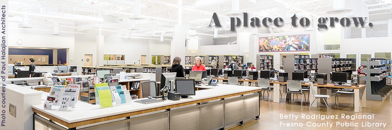 Fresno County Public Library banner