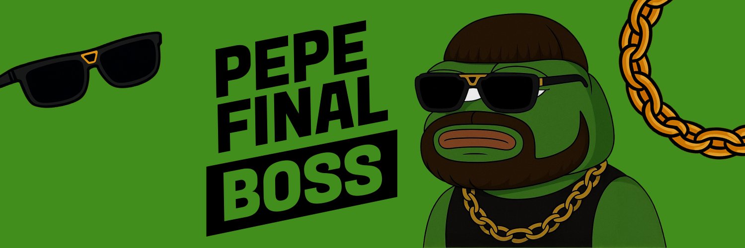 PepeBossOnETH's profile banner image