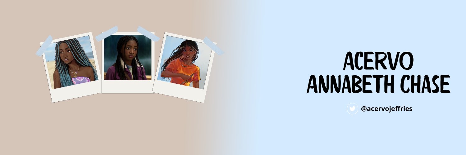 acervo annabeth chase🦉 banner