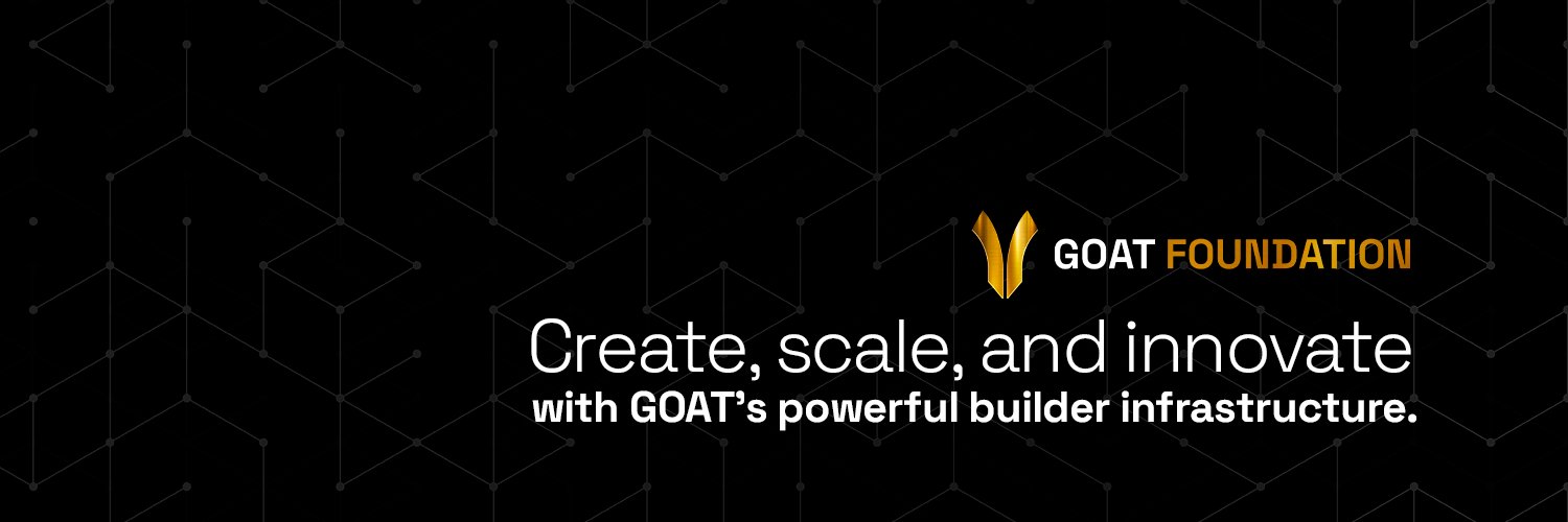 GOATFoundation banner