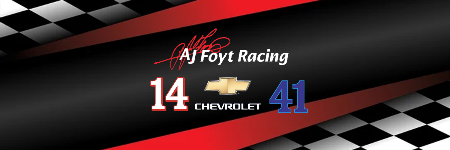 A.J. Foyt DrivyCar Racing Team 14 and 41 Chevy banner
