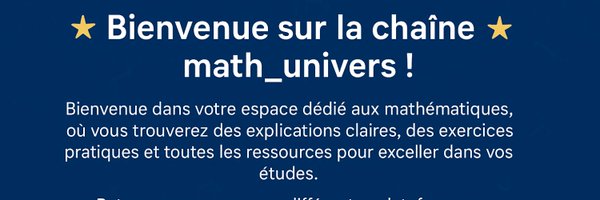 math_univers Profile Banner