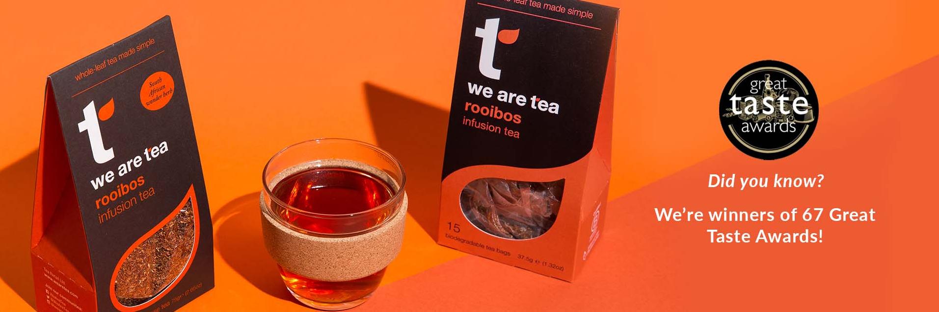we are tea banner