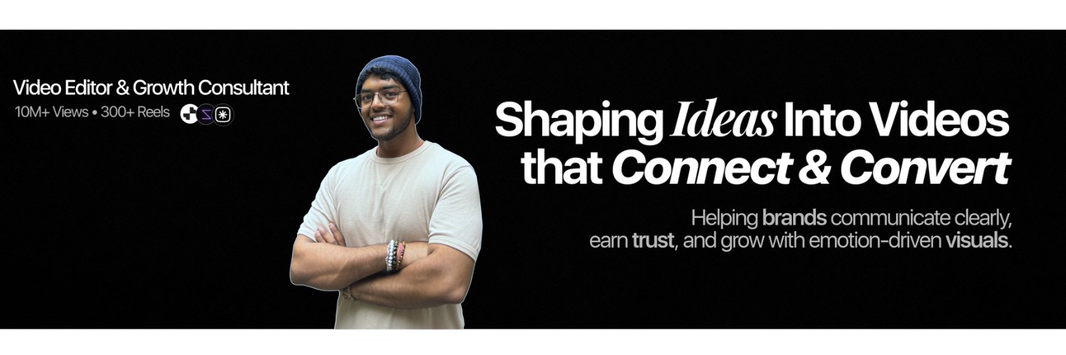 Anant | Video Editor & Growth Consultant banner