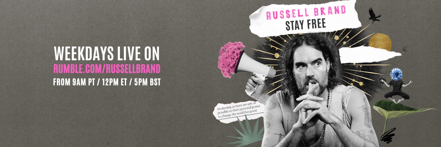 Russell Brand Profile Banner