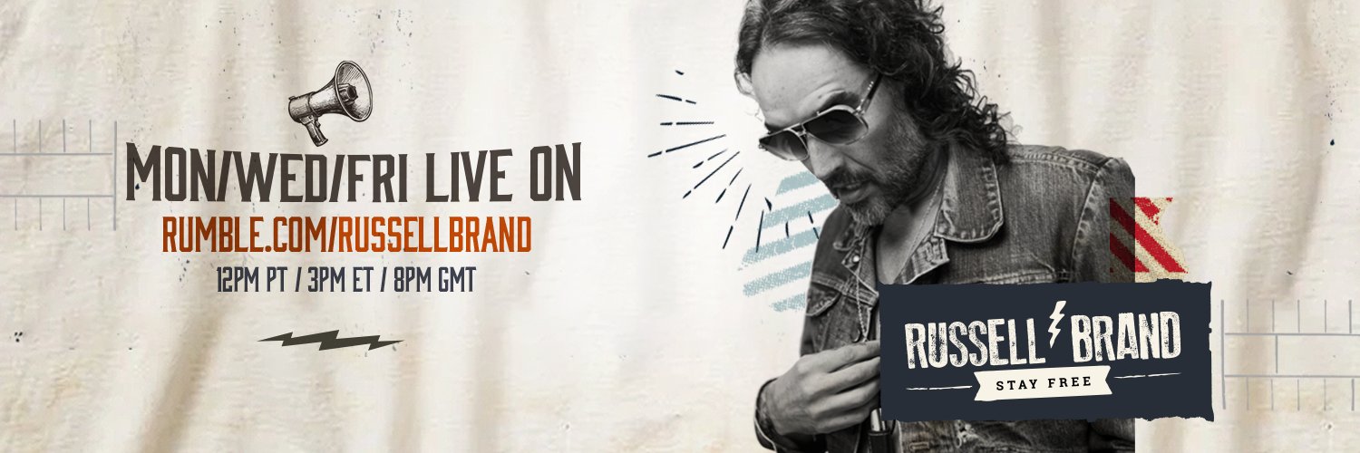 Russell Brand banner