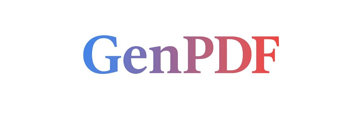 genpdf's profile banner image