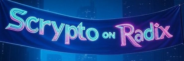 Scrypto_Radix Profile Banner