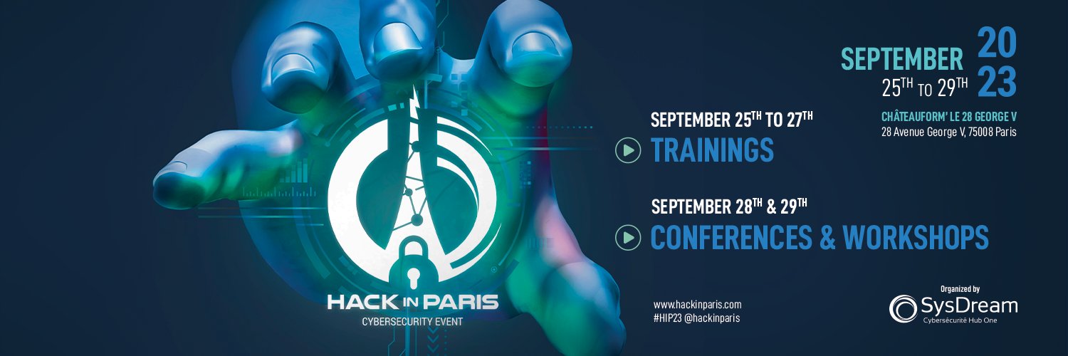 Hack In Paris banner