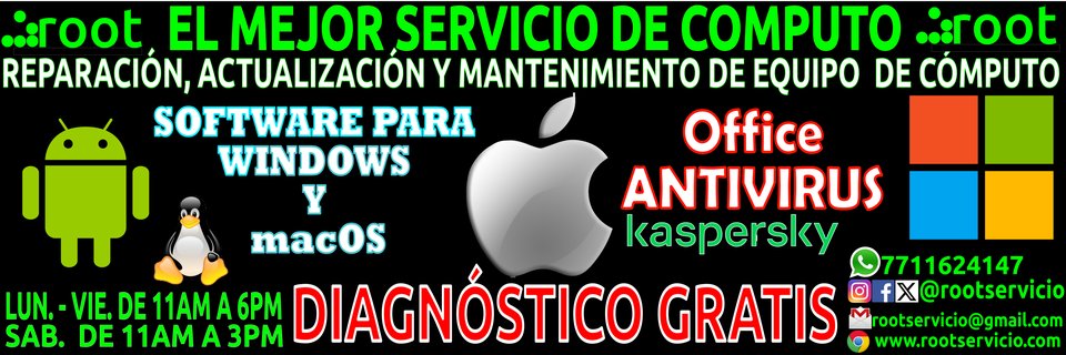rootservicio's profile banner image