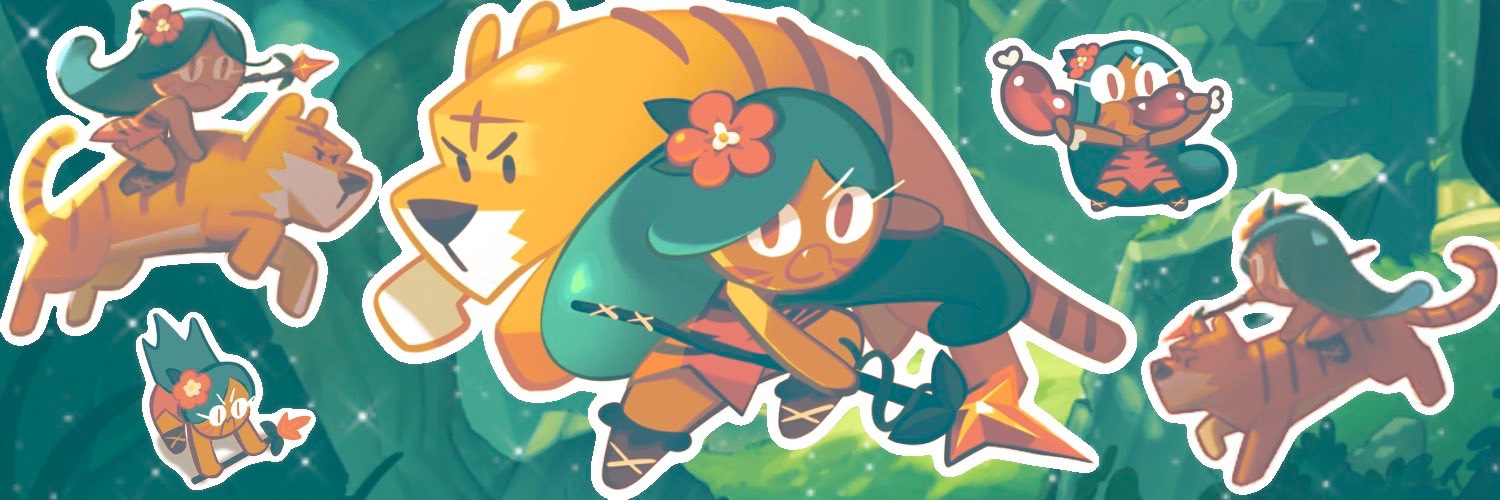 Tiger lily cookie banner