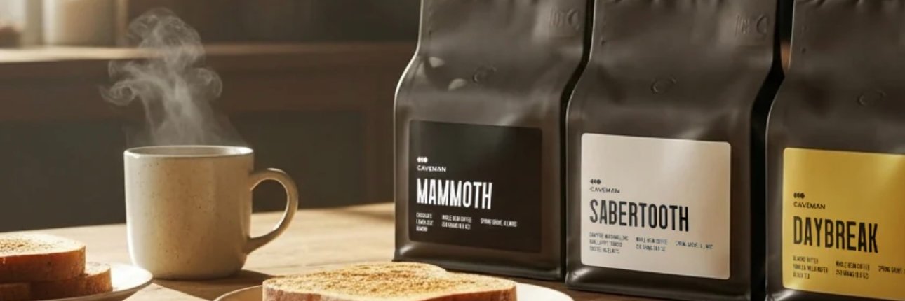 CavemanCoffee banner