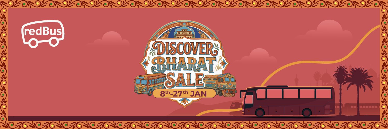redBus banner
