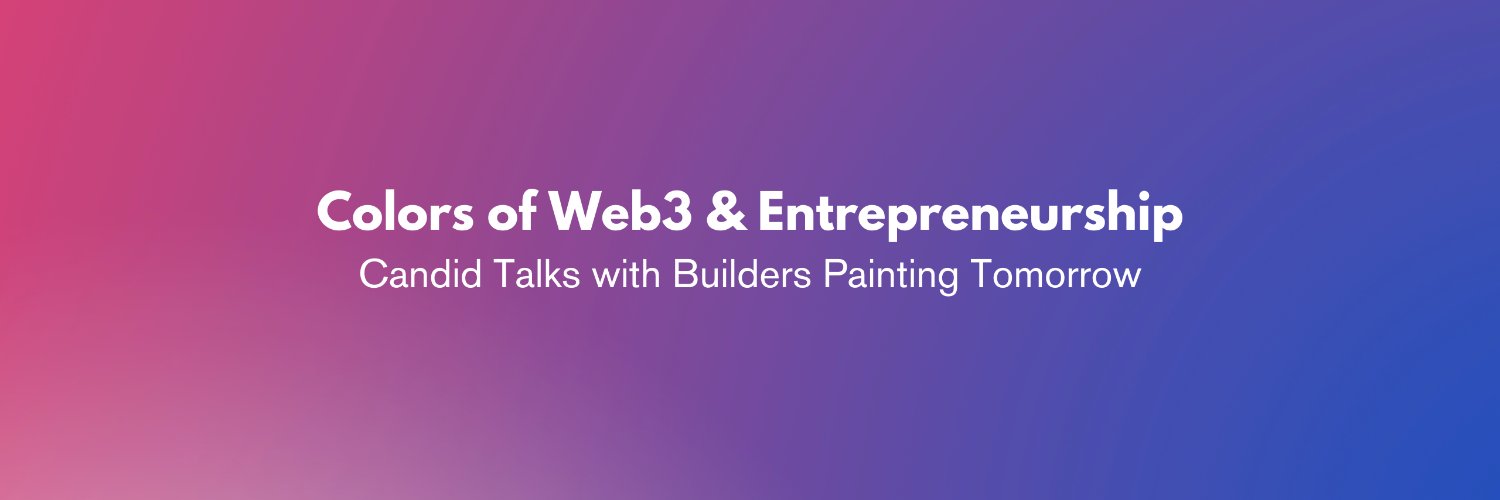 Colors of Web3 and Entrepreneurship banner