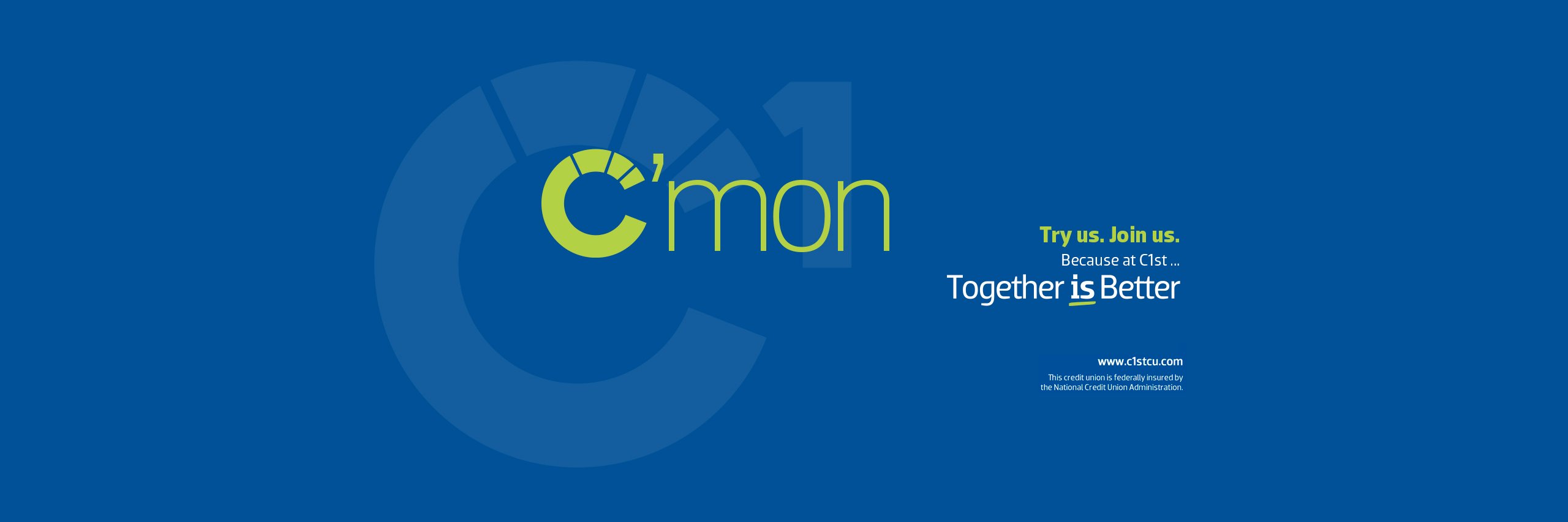 Community 1st Credit Union banner