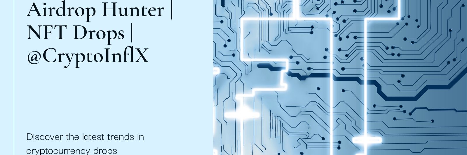 Crypto influencer banner