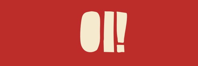Oi! banner