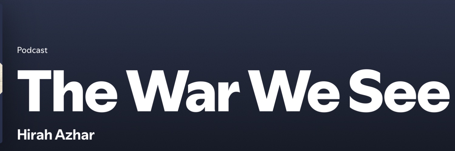 The War We See podcast banner
