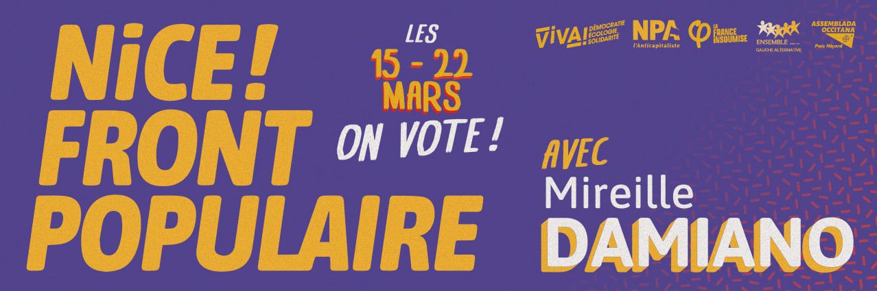 Nice Front Populaire banner
