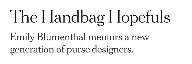 Emily Blumenthal banner