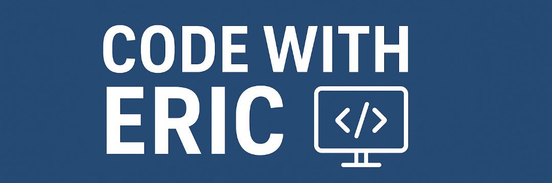 Code With Eric banner