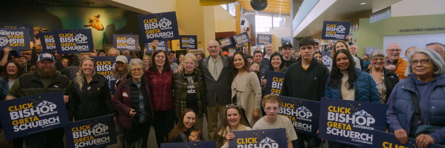 Click Bishop for Governor banner