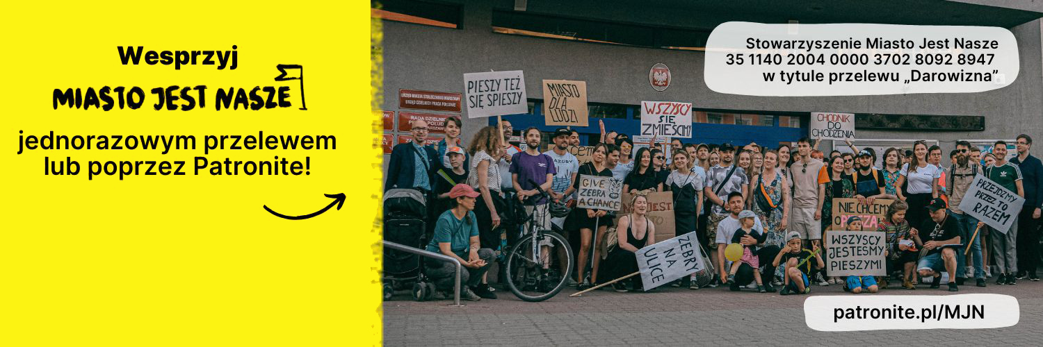 Miasto Jest Nasze 🌳🚊♻️'s banner