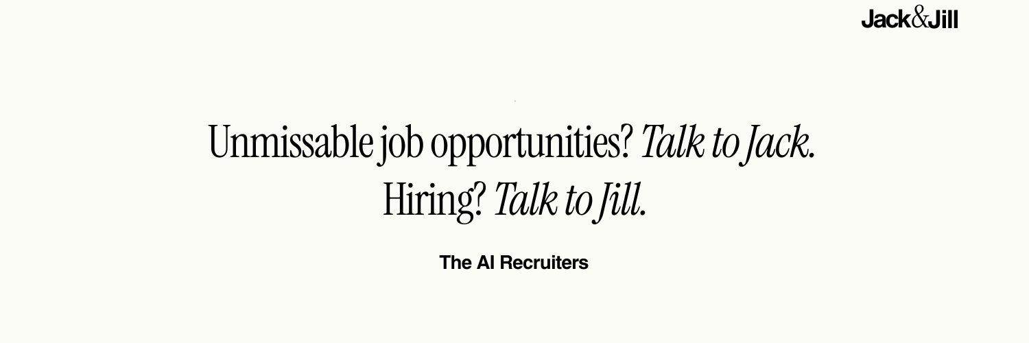 Jack & Jill - The AI Recruiters banner