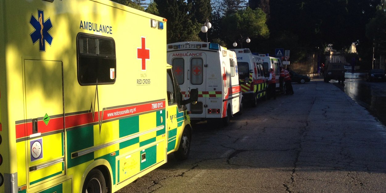 Malta Red Cross banner