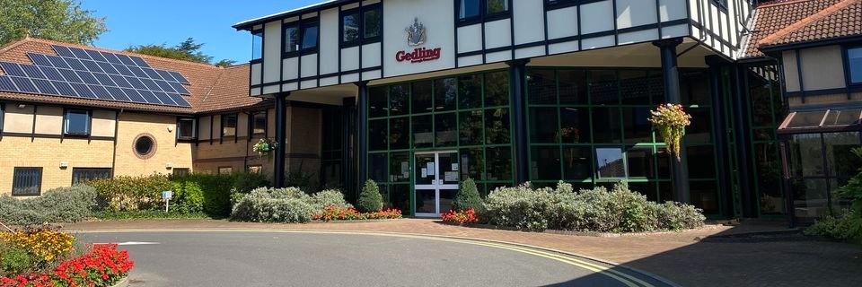 Gedling Borough Council banner