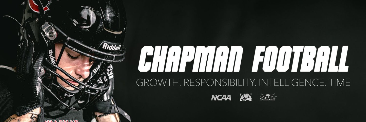 Chapman Football Recruiting banner