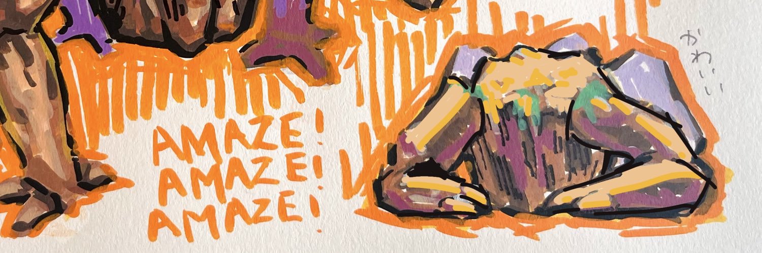 おしろ☔️ お絵描き banner