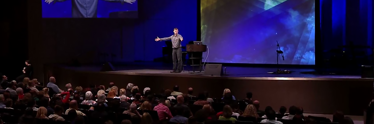 Eric Hovind's banner