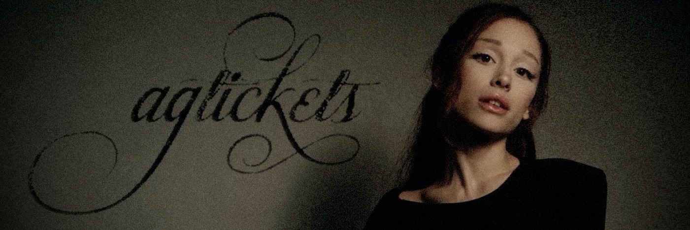 ariana grande ticket resale ⋆˙⟡ banner