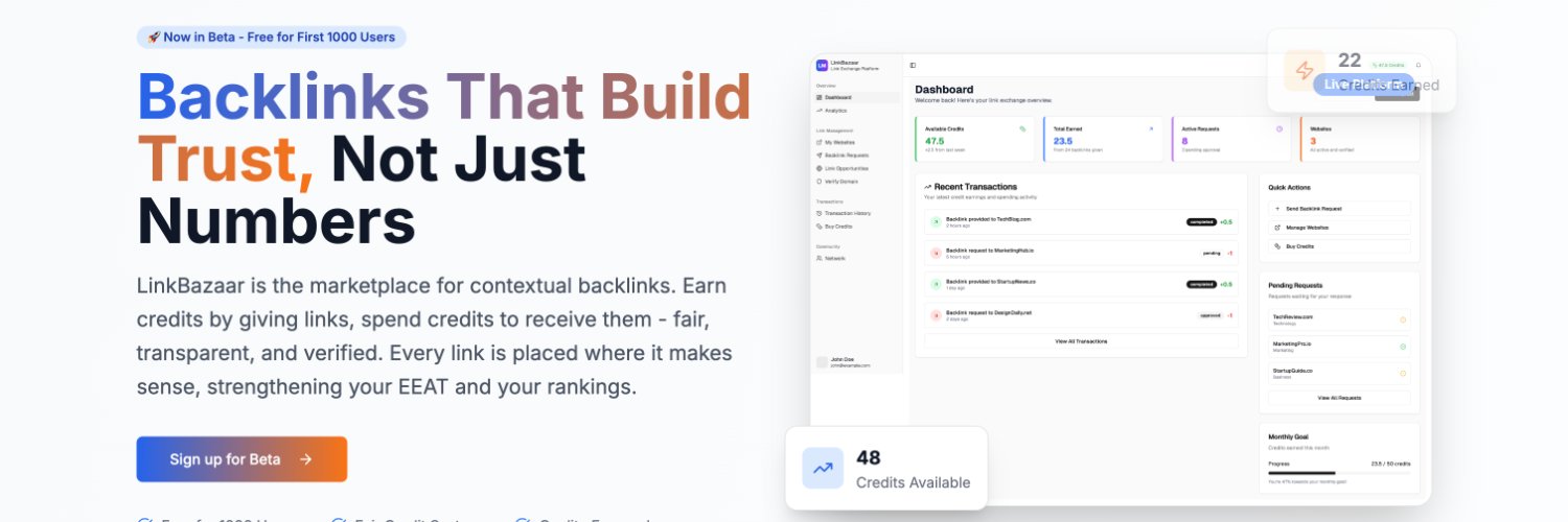LinkBazaar_App's profile banner image