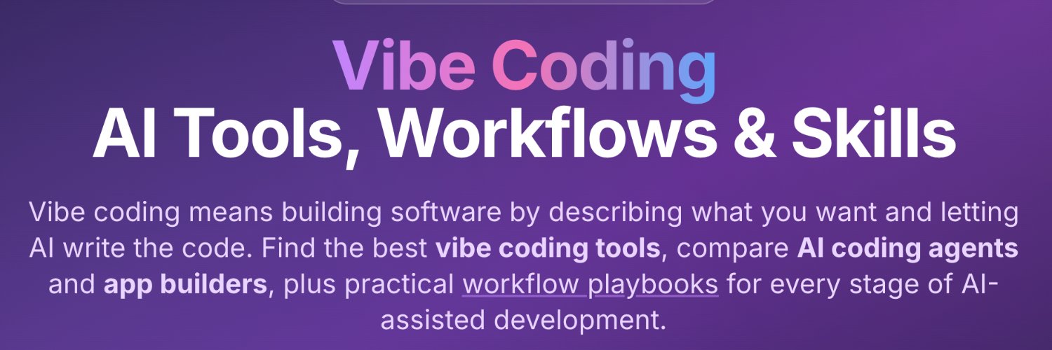 VibeCoding.App 🤖 AI Tools, Workflows & Skills banner