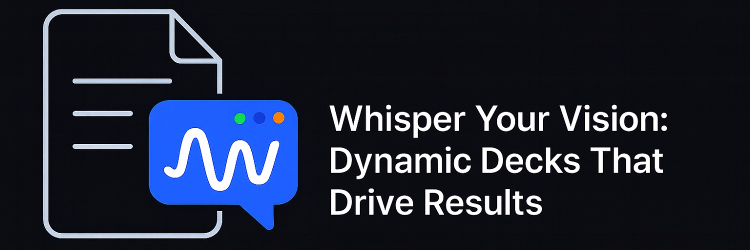 slidewhisperAI's profile banner image