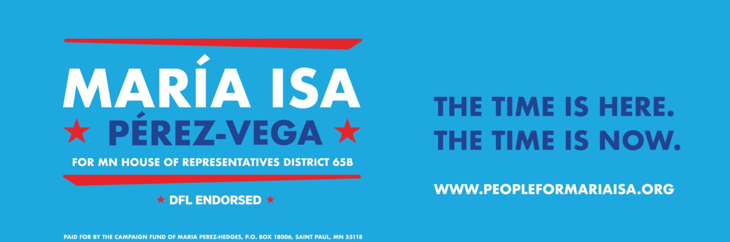 Representative María Isa banner