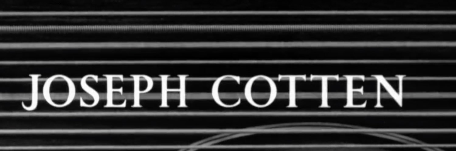 Joseph Cotten archive banner