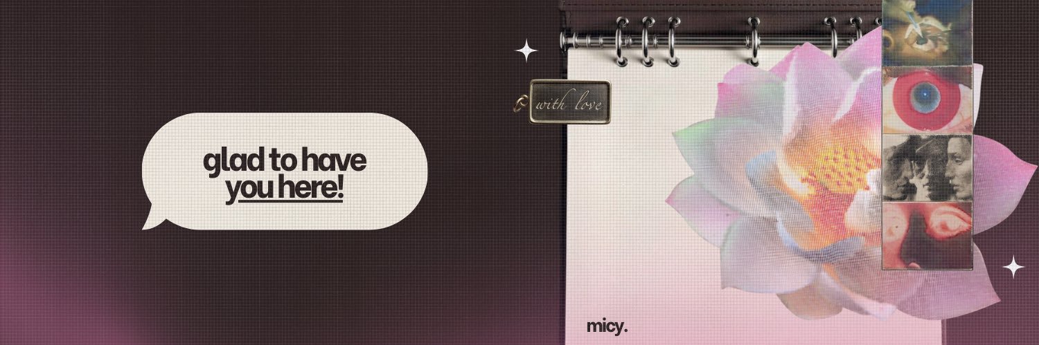 𝓜icy. ✮ banner