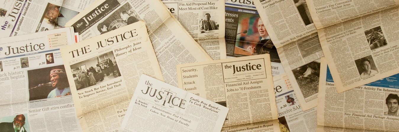 The Justice banner