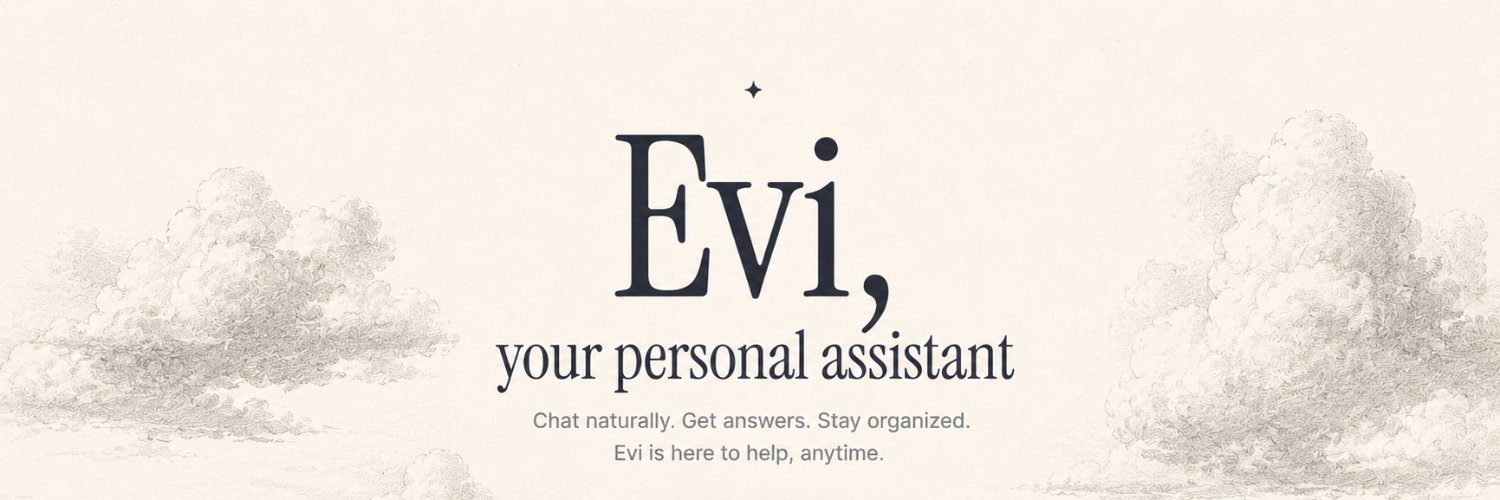 Evi Chat banner