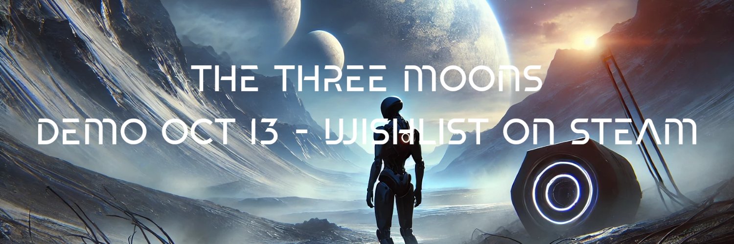 The Three Moons 🎮 Demo OUT NOW banner